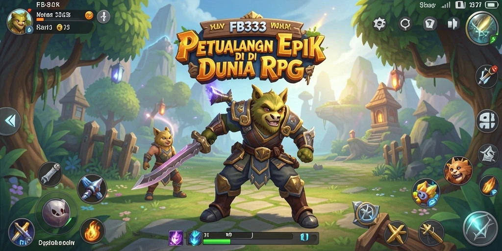 Tampilan gameplay seru dari RPG FB333 dengan petualangan menegangkan.