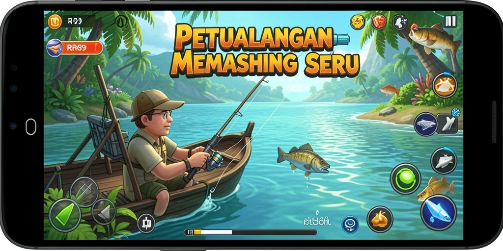 Tangkapan ikan menakjubkan dalam gameplay RR89.